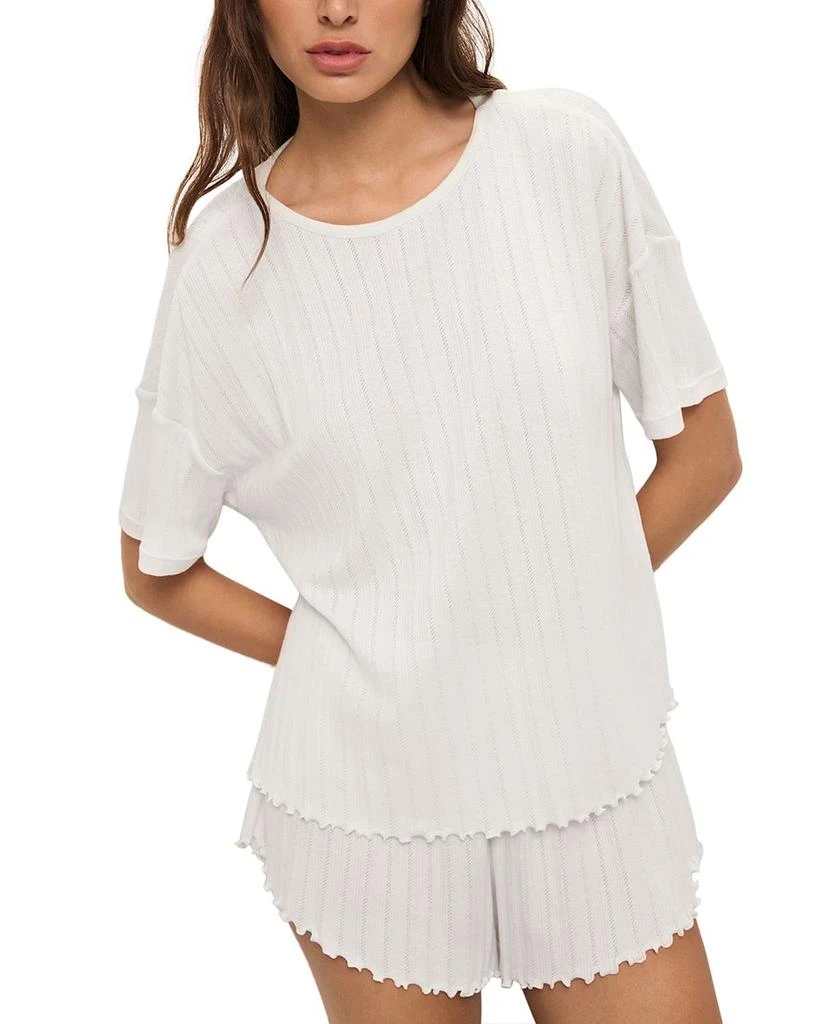 Eberjey Pointelle Sleep Tee 1