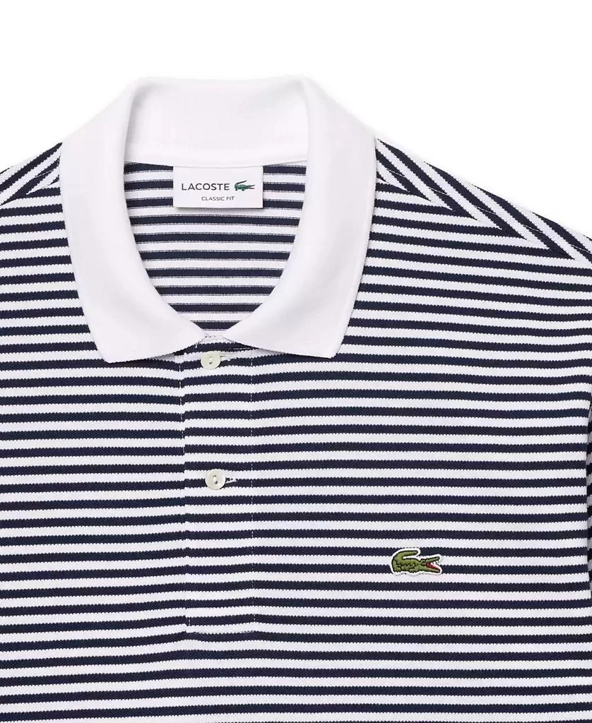 Lacoste Men's Stripe Logo Polo Shirt 4