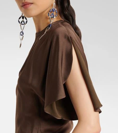 Isabel Marant Karlita satin top 4