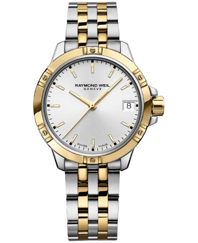 Raymond Weil Tango White Dial Yellow Gold PVD Steel Women display picture 1