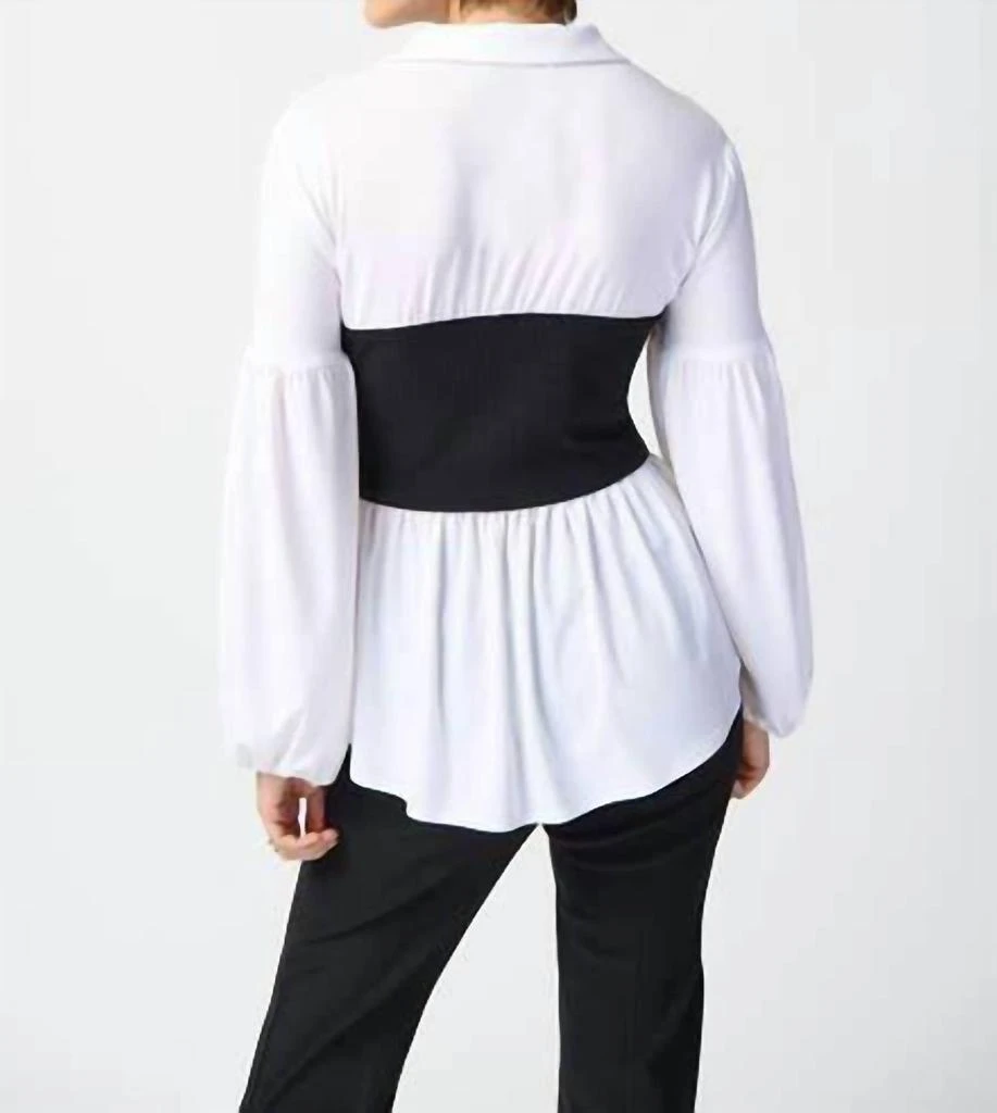 JOSEPH RIBKOFF Joseph Ribkoff - Knit Ruched Top 3