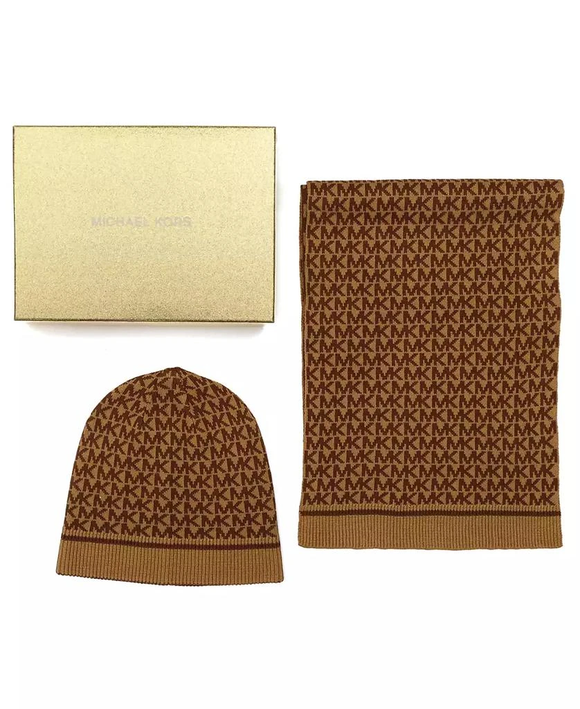 Michael Kors Women
s 2-Piece Beanie and Scarf Box Set