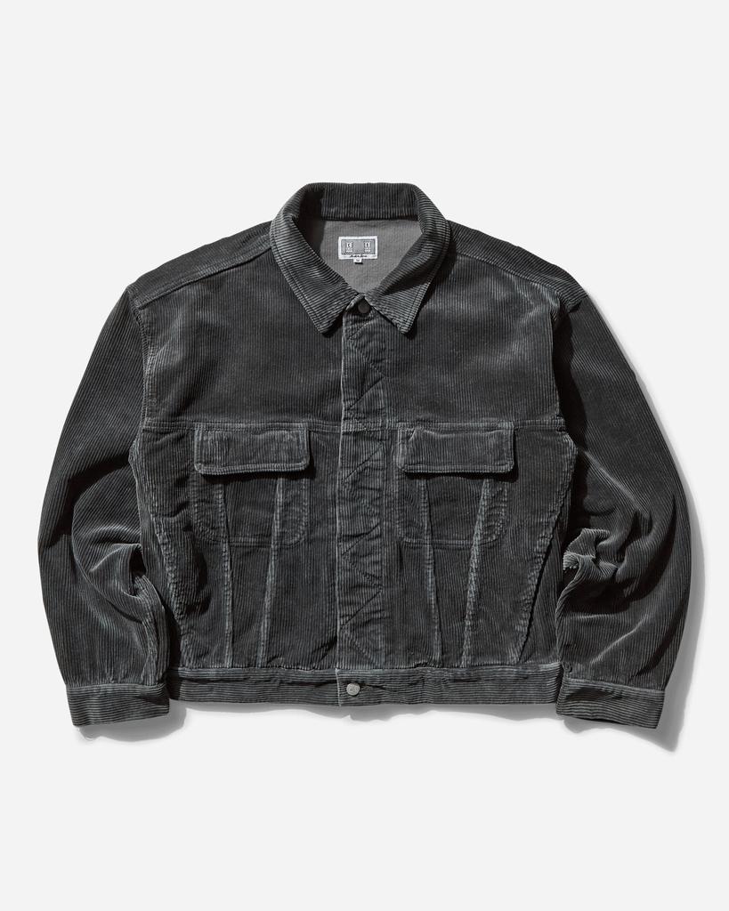 Cav Empt Men's 8W Cord Trucker Jacket Grey