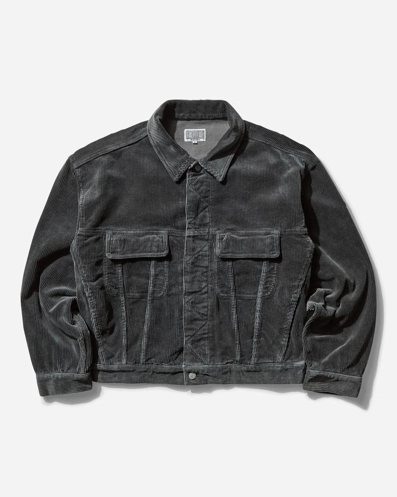 Cav Empt Men's 8W Cord Trucker Jacket Grey 1