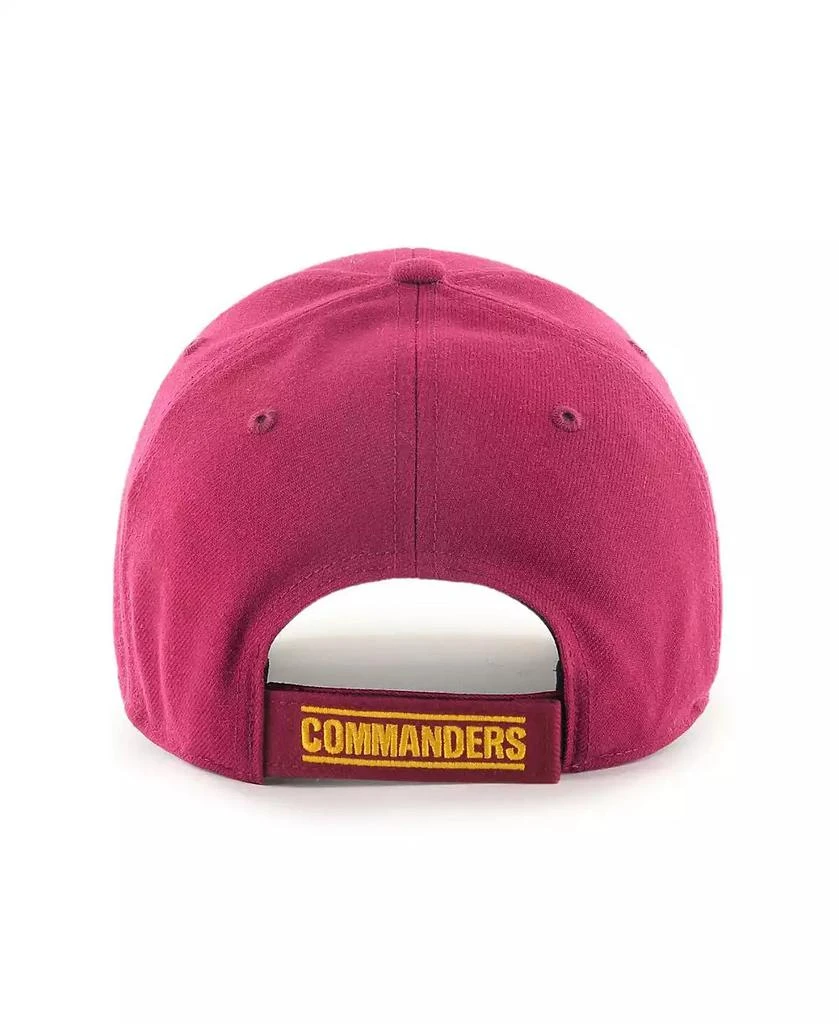47 Brand Men's Burgundy Washington Commanders Mvp Adjustable Hat 2