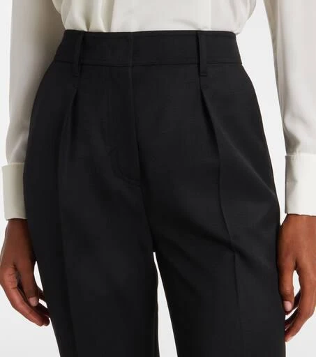Max Mara Cannes virgin wool straight pants 4