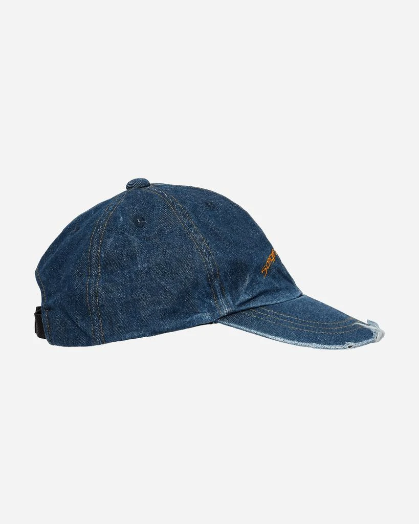 Song for the Mute Logo Washed Denim Cap Blue 5