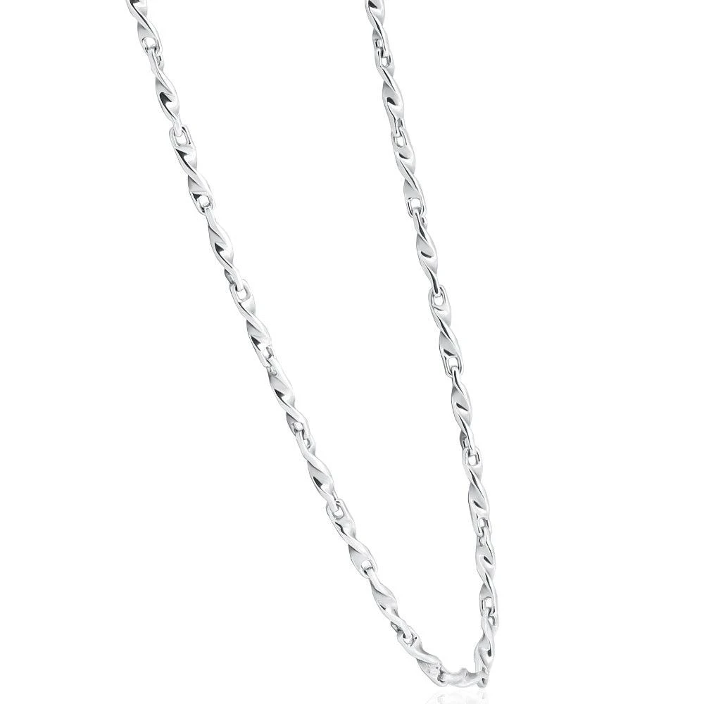 Pompeii3 Men's 14k Gold (37gram) or Platinum (69gram) 3.5mm Link Chain Necklace 22" 3