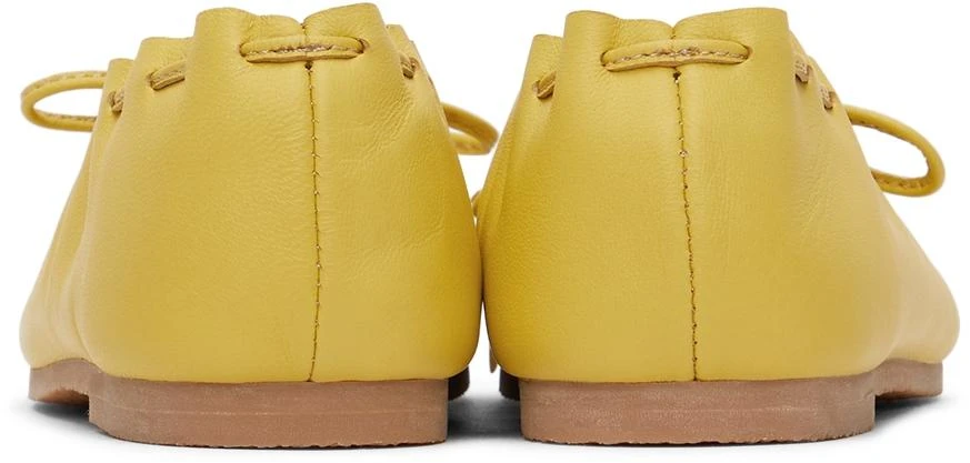 Misha 
Puff Kids Yellow Ballet Moccasin Flats 2