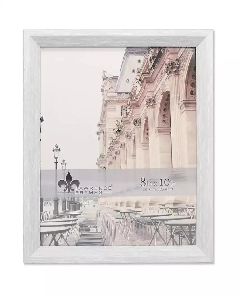 Lawrence Frames Bradley Whitewashed Gray Picture Frame - 8" x 10"