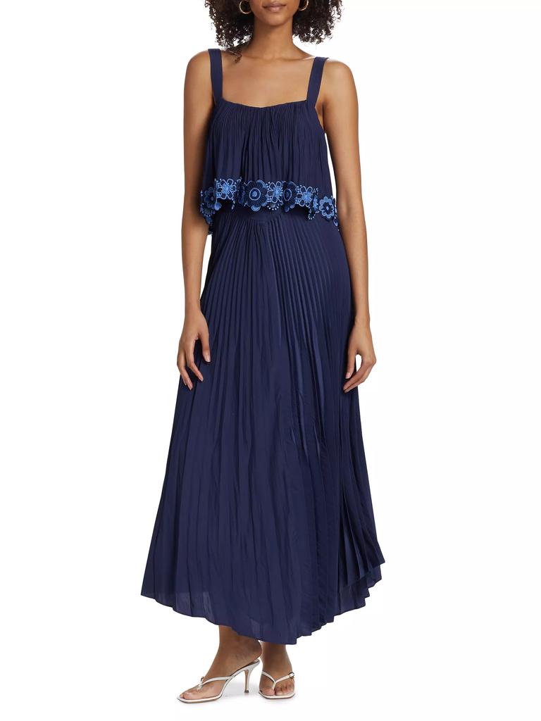 Ramy Brook Winifred Pleated Maxi Skirt