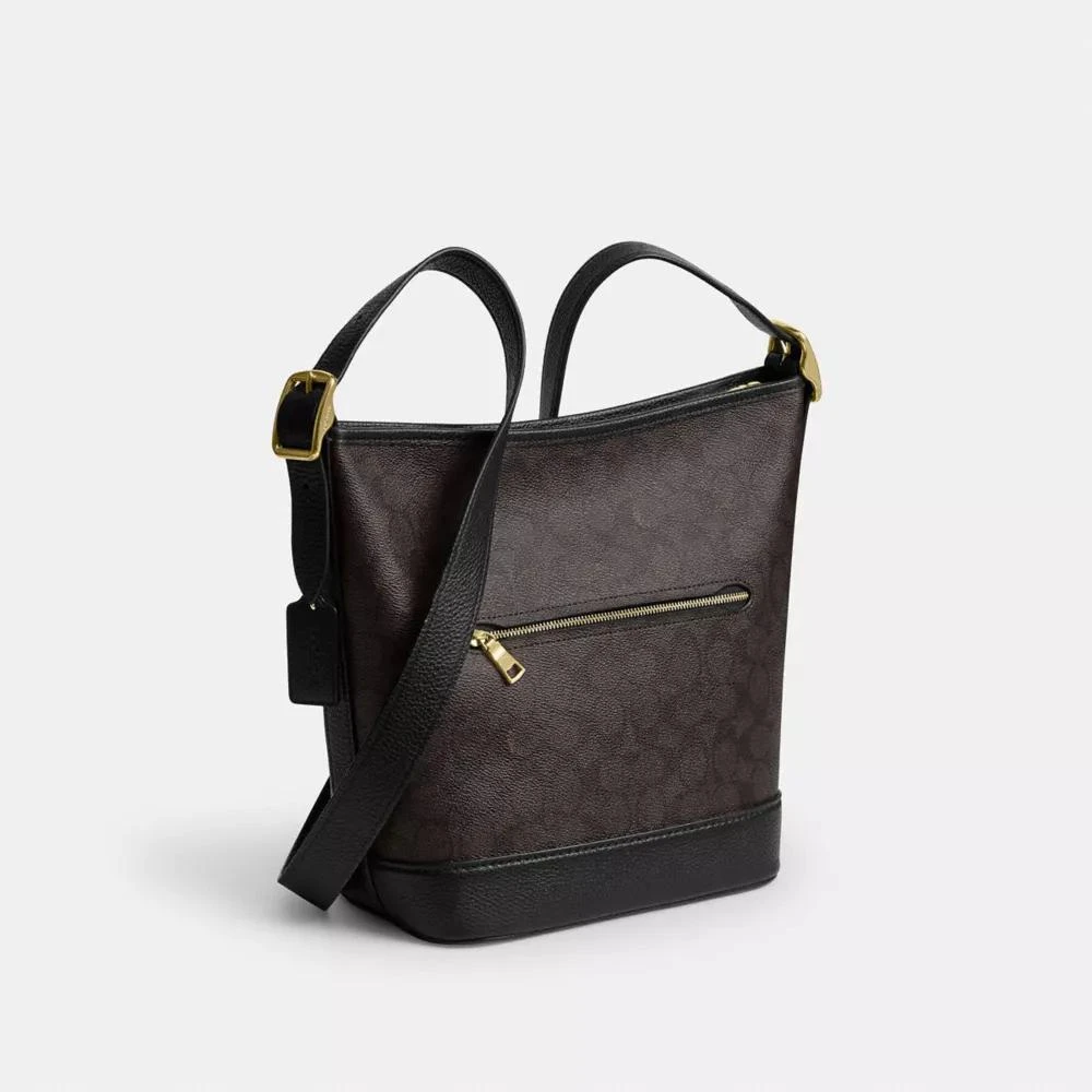 Coach Jude Duffle Bag In Signature Canvas 5