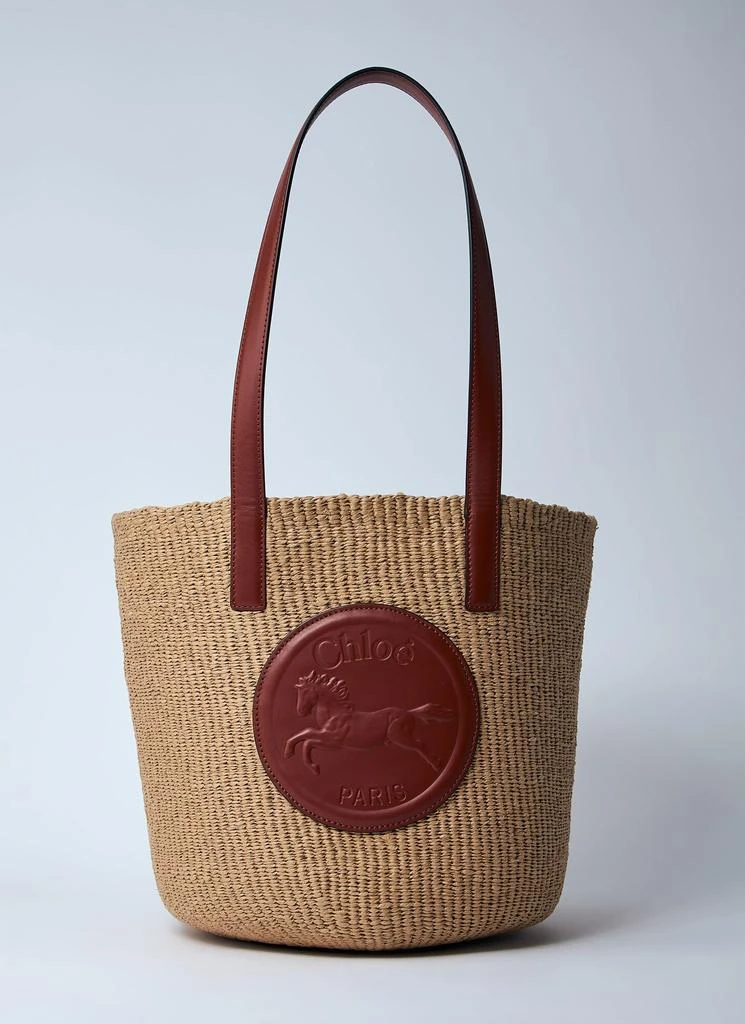 Chloé Large Horse Medal Basket Bag 1