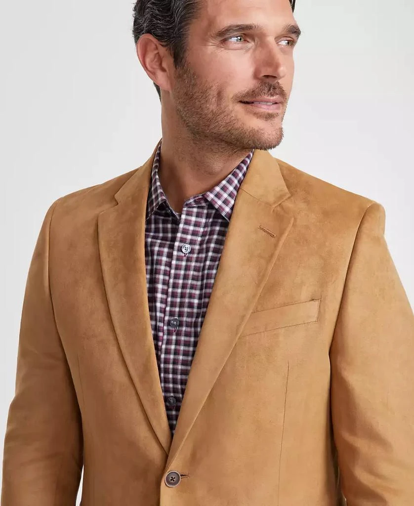 Nautica Men's Modern-Fit Faux-Suede Sport Coat 4