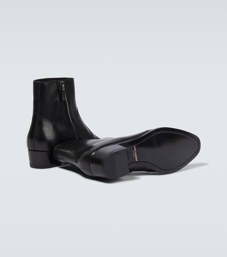 Yves Saint Laurent Wyatt leather ankle boots - Boots