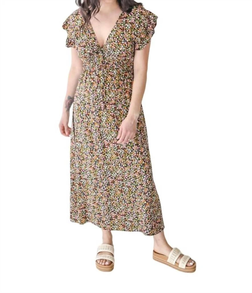 Billabong Picnic Dress In Black 1
