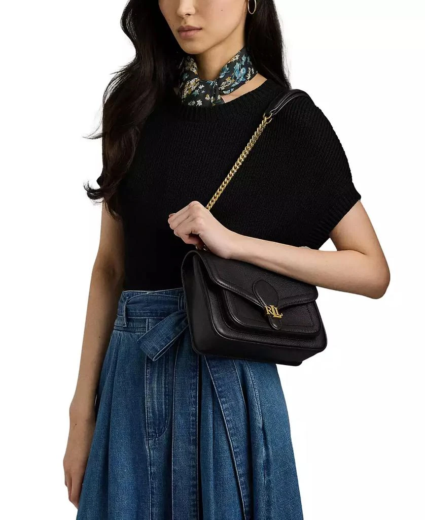 Ralph Lauren Pebbled Leather Small Bradley Convertible Bag 7