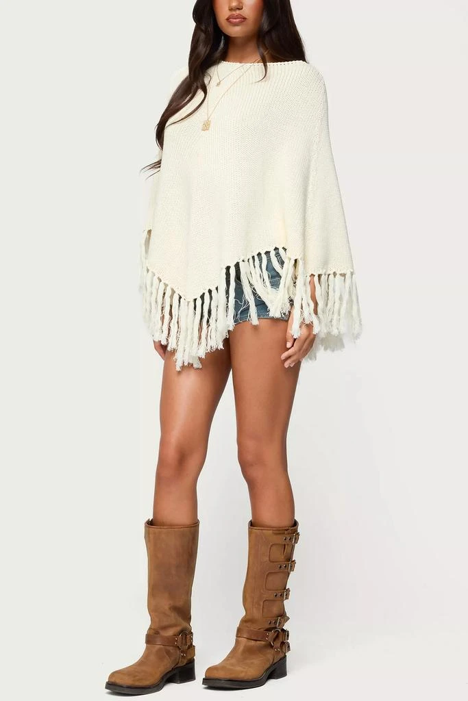Edikted Edikted Kamila Fringe Knit Poncho 2