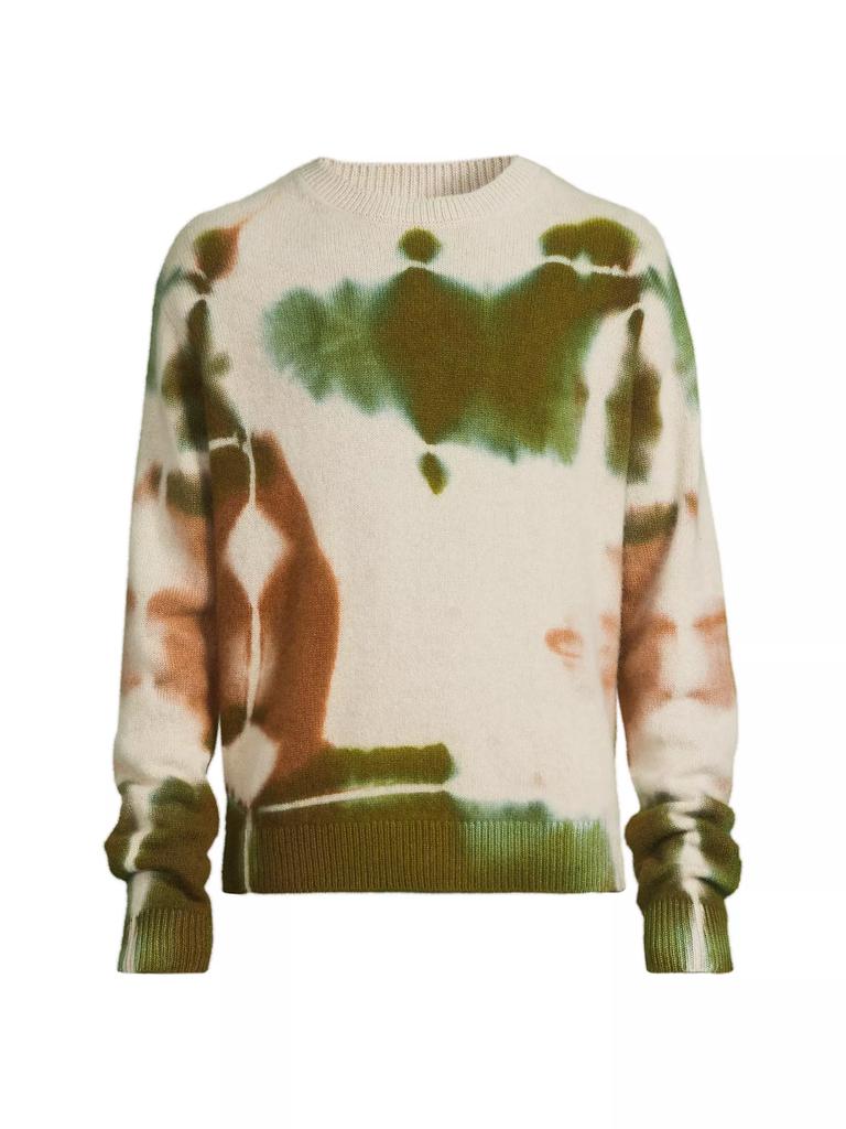 The Elder Statesman Rorschach Simple Cashmere Crewneck Sweater