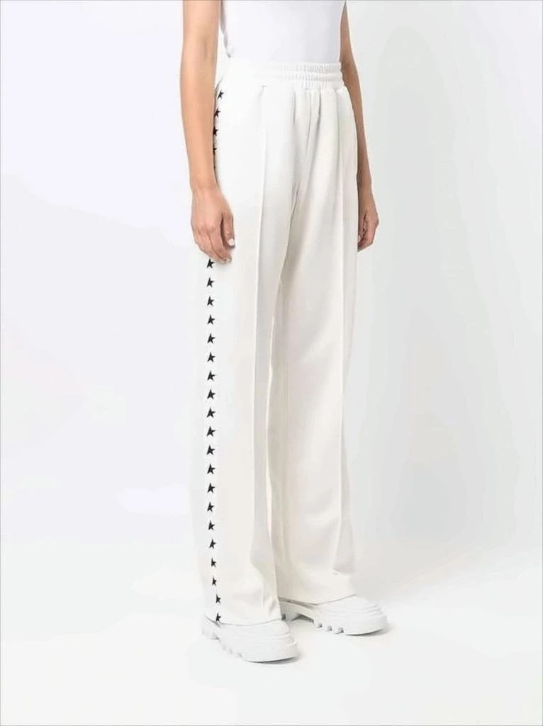 Golden Goose Wide-Leg Track Pants with Graphic Star Motifs 2