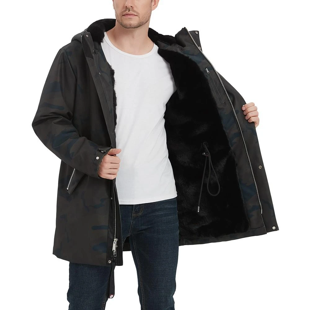 Outdoor United Men's Calvary Twill Faux Fur-Lined Parka 5