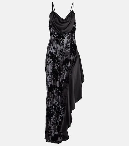 Rodarte Asymmetrical bias slip dress 1