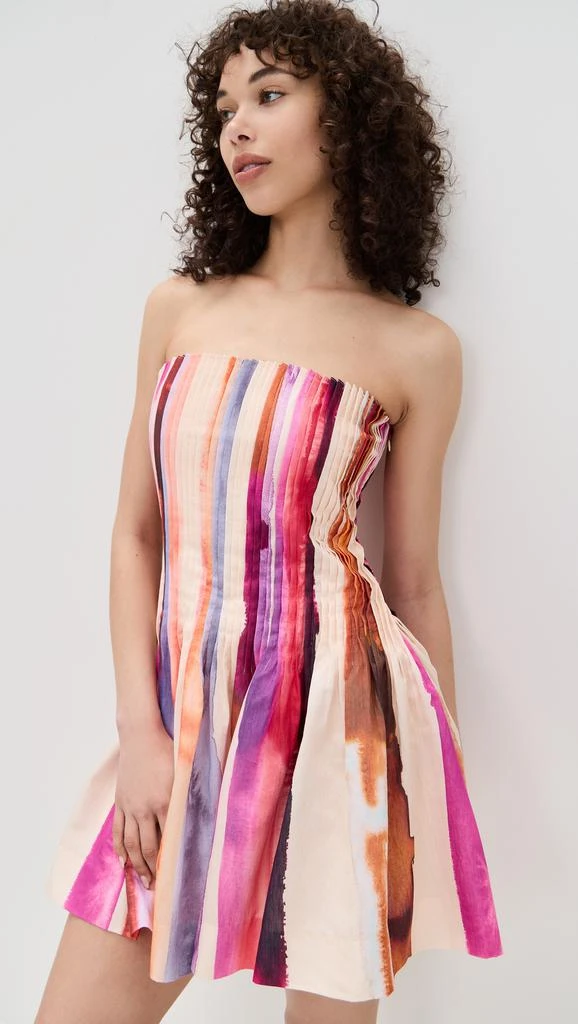AMUR Gina Pintuck Mini Dress 1