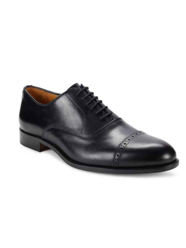 Saks Fifth Avenue Leather Oxford Shoes 2