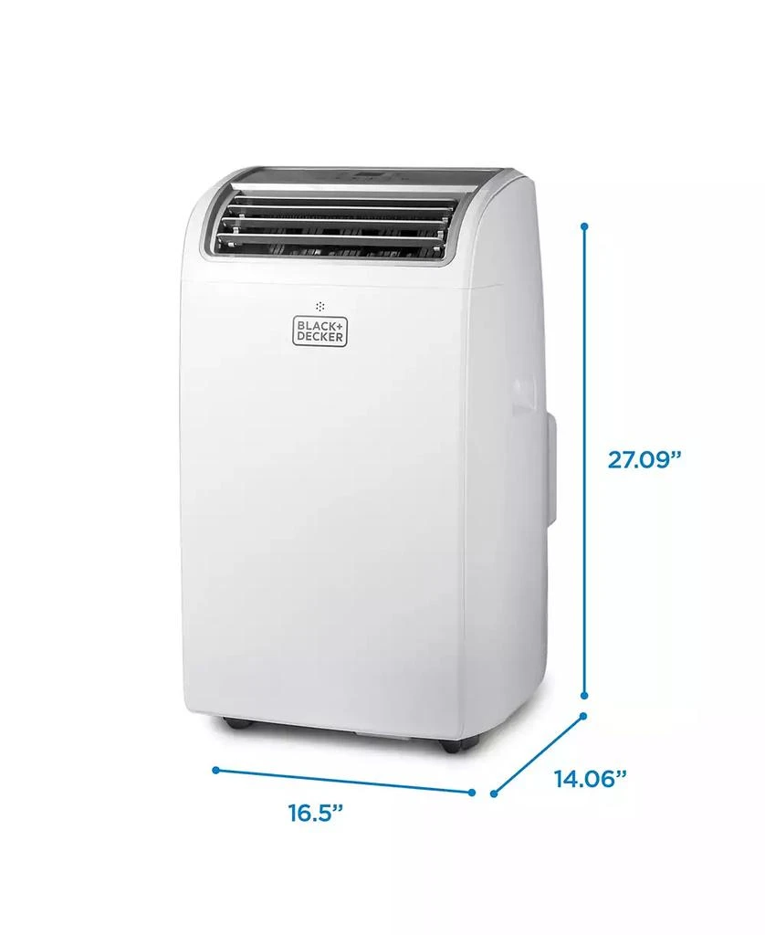 Black & Decker BLACK+DECKER Portable Air Conditioner, 10,200 BTU SACC/CEC (14,000 BTU ASHRAE 128) for Rooms Up To 700 Sq. Ft. 3