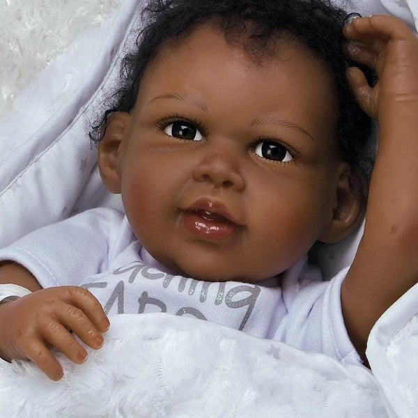 Jannie de Lange Paradise Galleries African-American Newborn Baby Doll,   Designer's Doll Collections 2