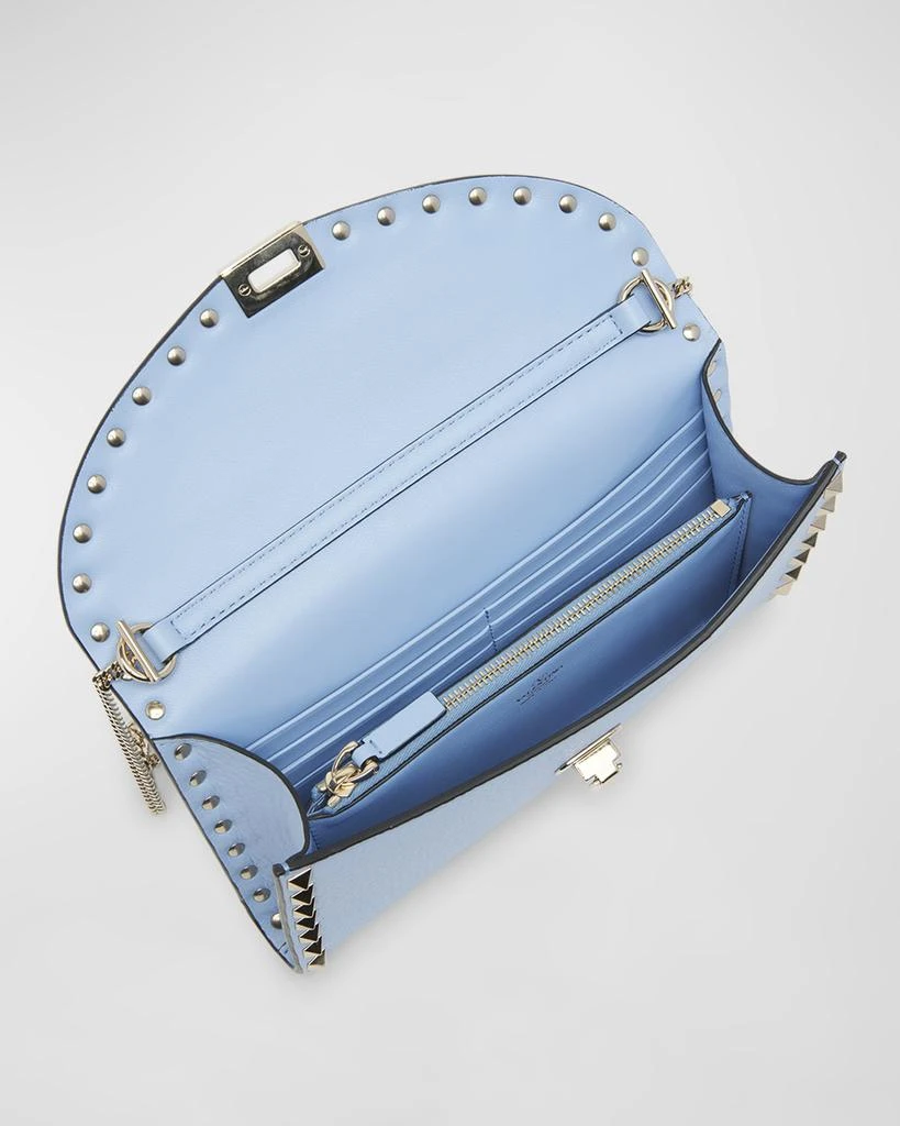 Valentino Rockstud Flap Leather Wallet on Chain 3