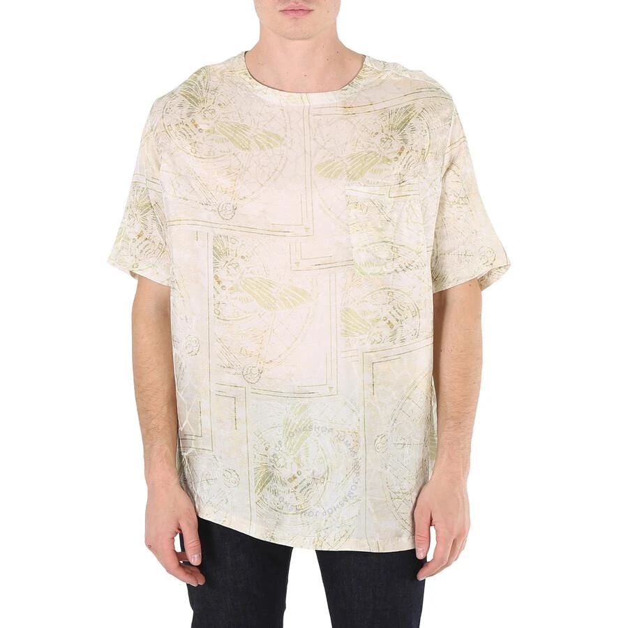 Emporio Armani Men's Compass-Rose Print Twill T-shirt 1