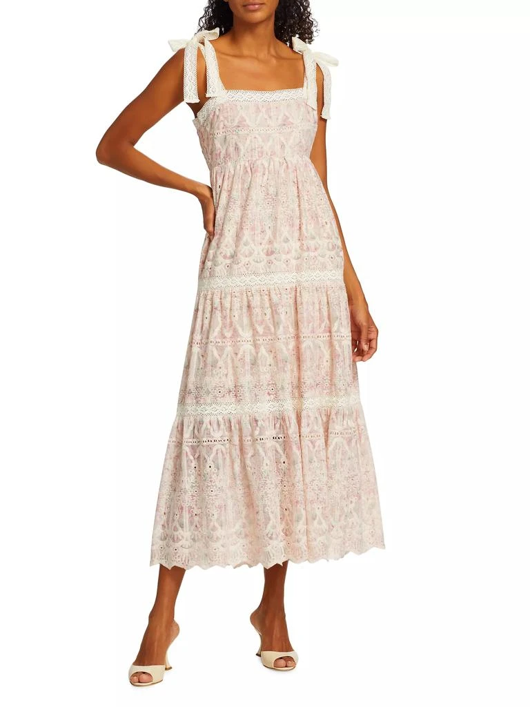 En Saison Amilia Geometric Lace Midi-Dress 2