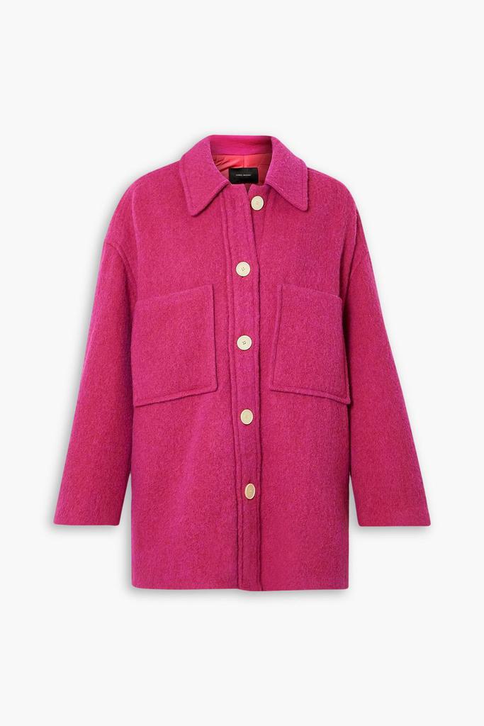 Isabel Marant Delinda oversized wool-blend felt jacket