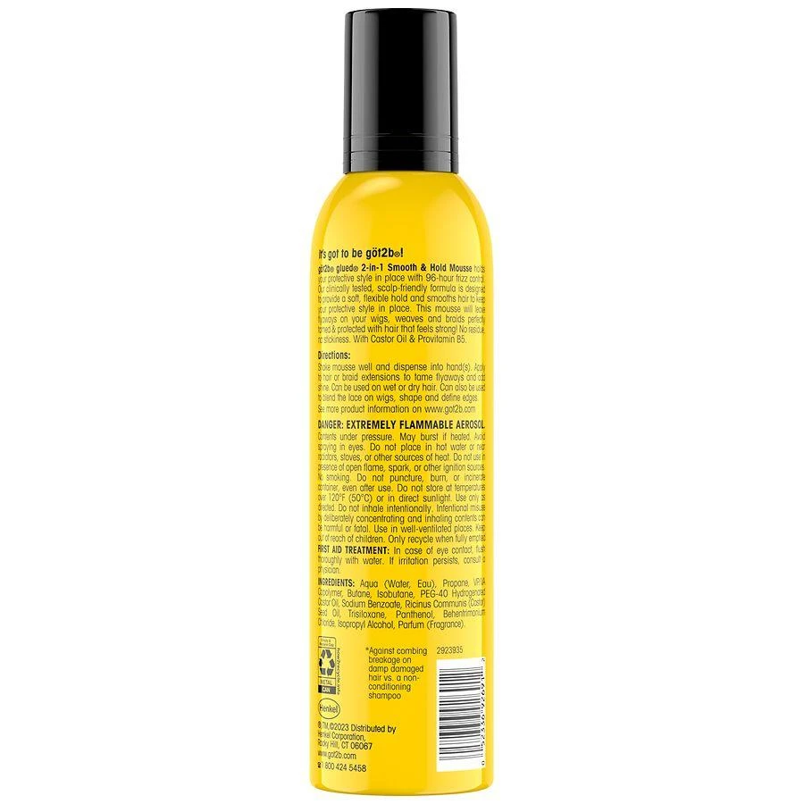 Got2b Glued 2-in-1 Smooth & Hold Mousse 3