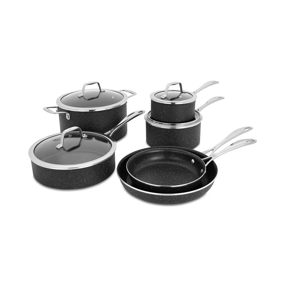 J.A. Henckels Capri Notte 10-Pc. Aluminum Nonstick Cookware Set