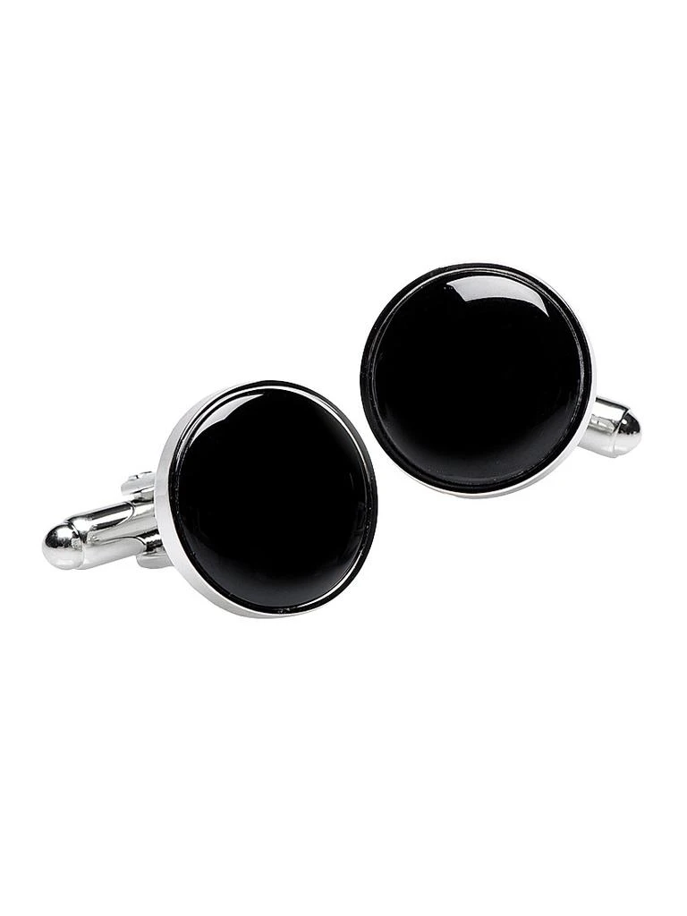 Cufflinks Inc. Sterling Silver 
Onyx Cufflinks