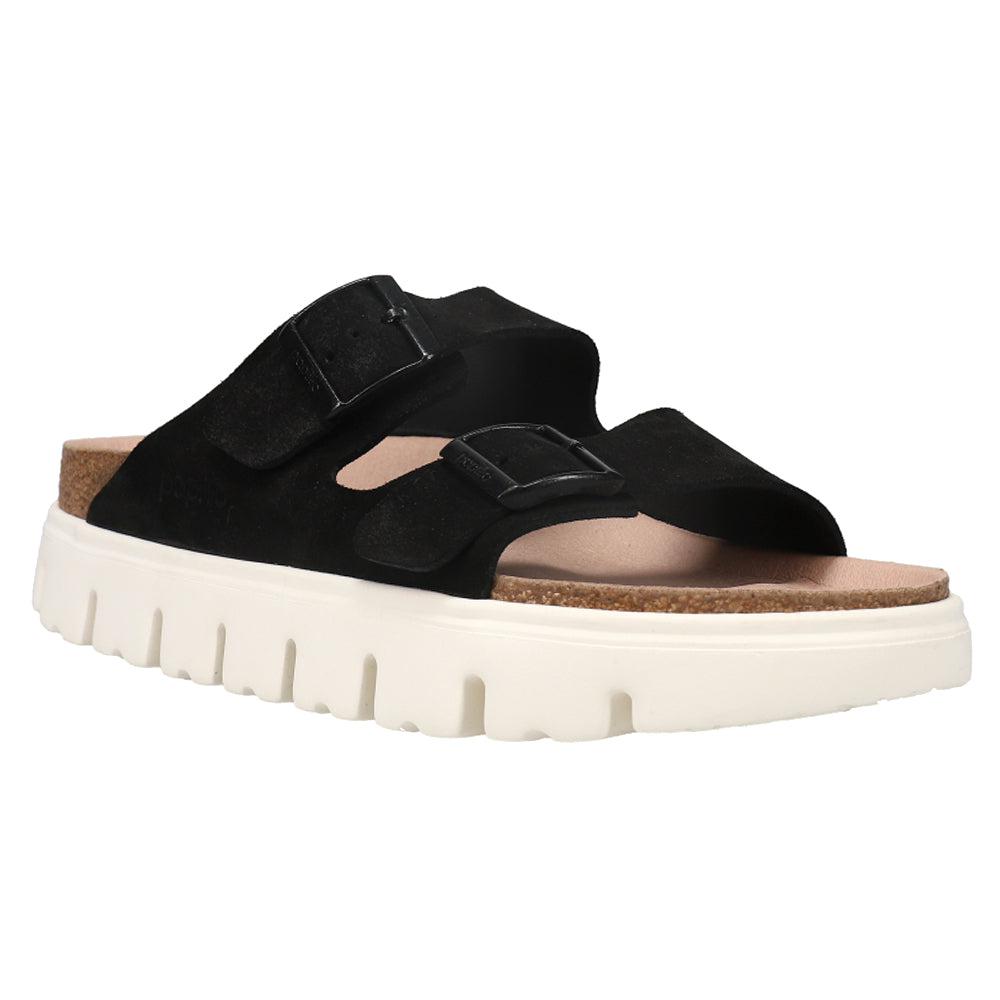 BIRKENSTOCK Arizona Suede Leather Platform Sandals