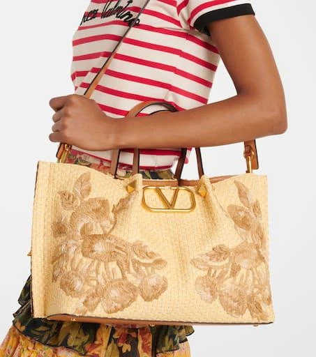 Valentino VLogo Medium floral shoulder bag 2