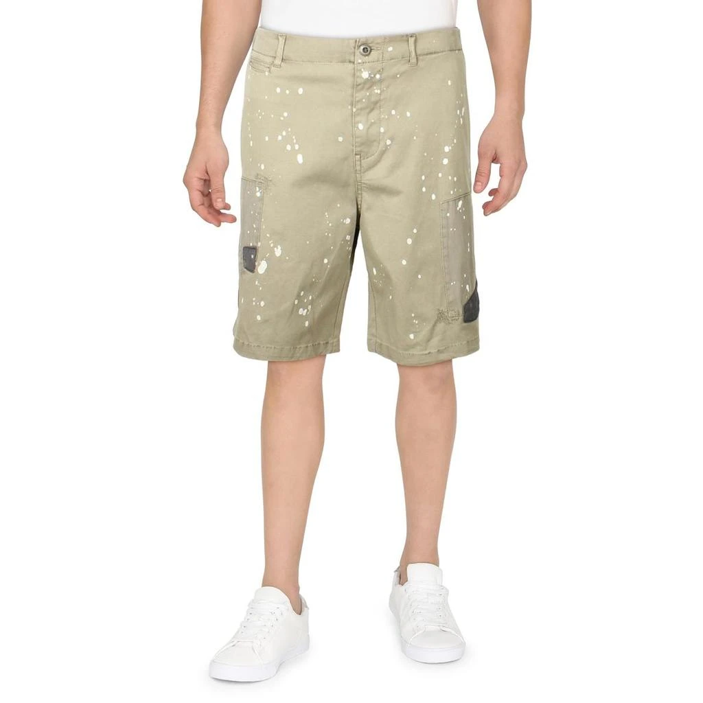 Original Paperbacks Mens Printed Midi Khaki, Chino Shorts 1