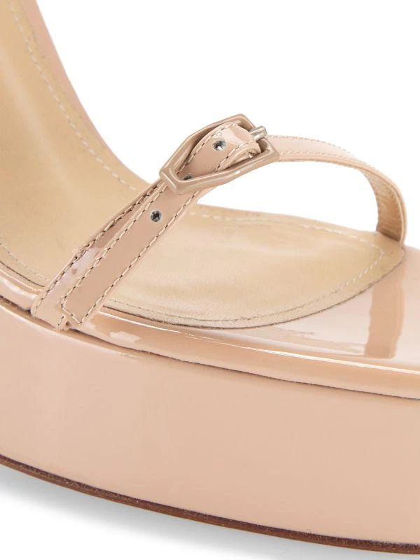 Paul Andrew Slinky Patent Leather Platform Sandals 6