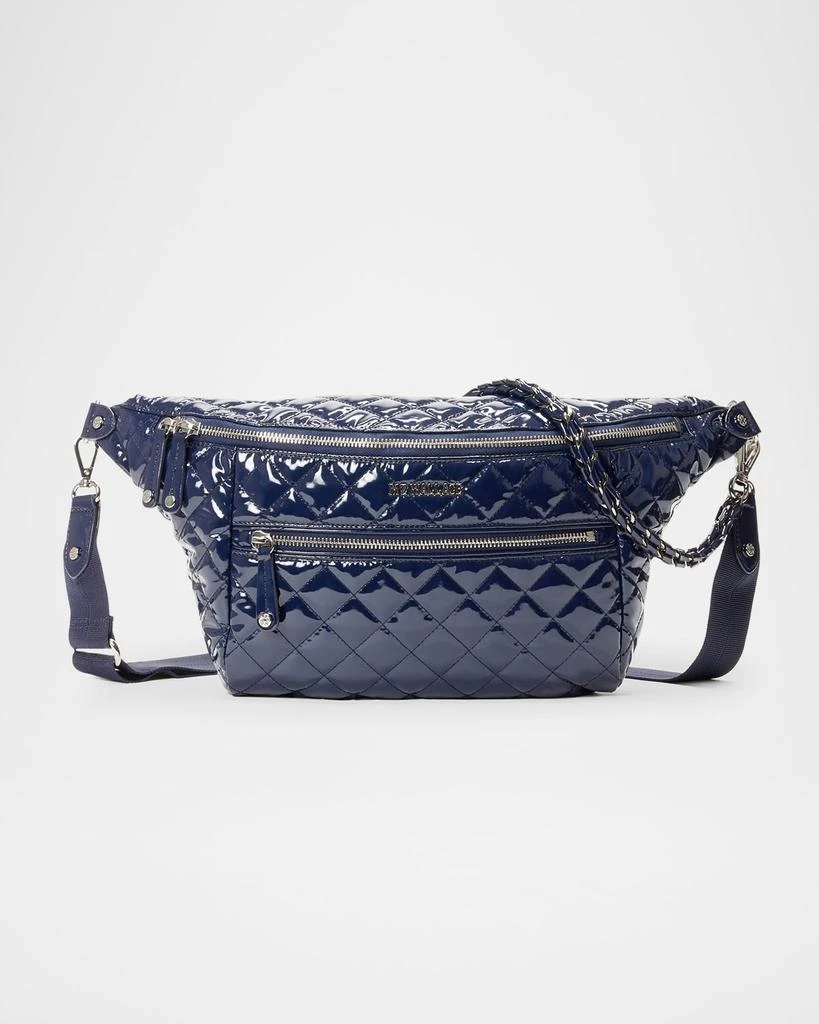 MZ Wallace Crosby Sling Patent Leather Belt Bag 1
