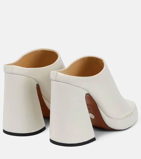 Proenza Schouler Forma leather platform mules 3