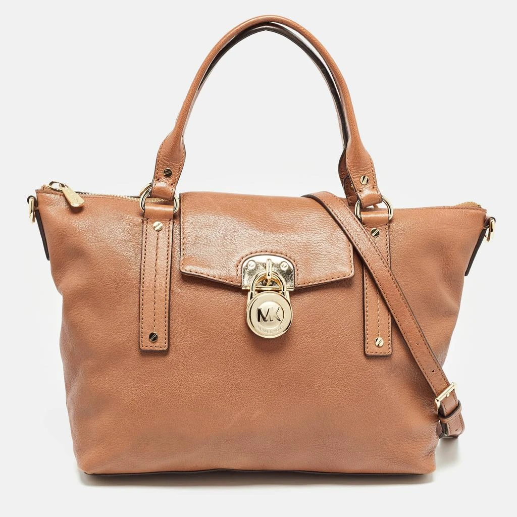 Michael Kors Michael Michael Kors Leather Hamilton Satchel