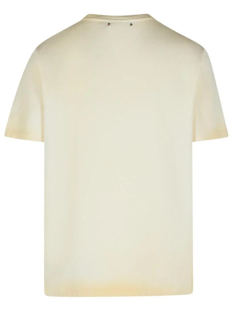 Golden Goose Golden Goose 'Gauze' Cream Cotton T-Shirt 3