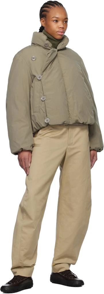 Lemaire Taupe Short Puffer Down Jacket 4