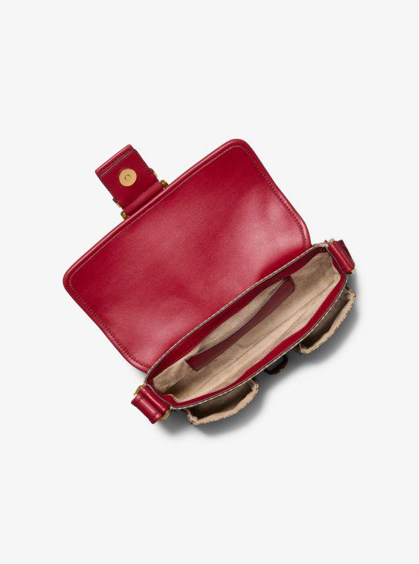 undefined Colby Medium MK2000 Logo Jacquard Shoulder Bag