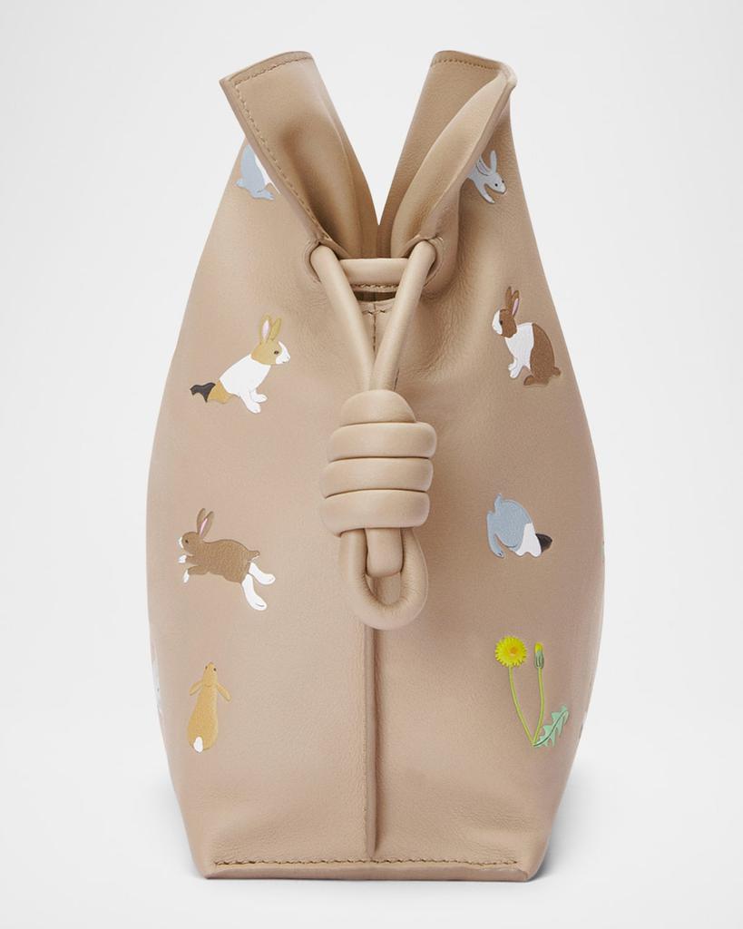 Loewe x Suna Fujita Flamenco Bunnies Printed Clutch Bag