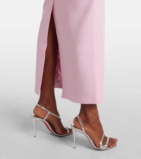 The New Arrivals Ilkyaz Ozel Bow-detail strapless crêpe gown 5