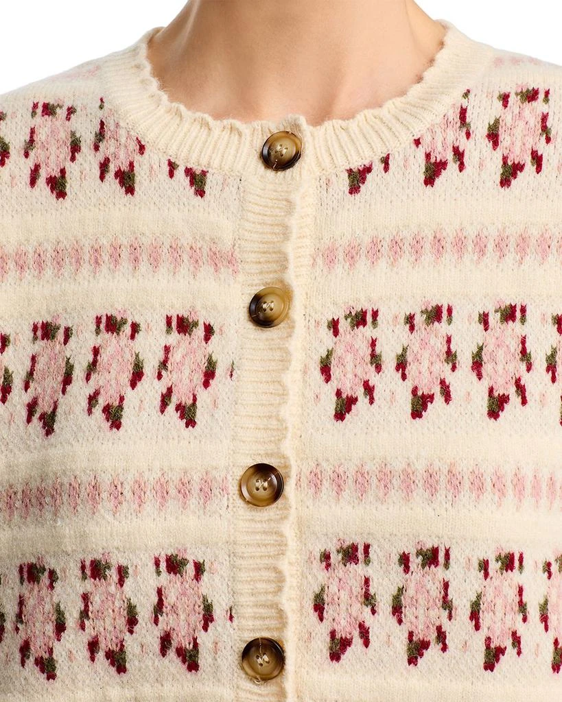 AQUA Fair Isle Cardigan - Exclusive 4